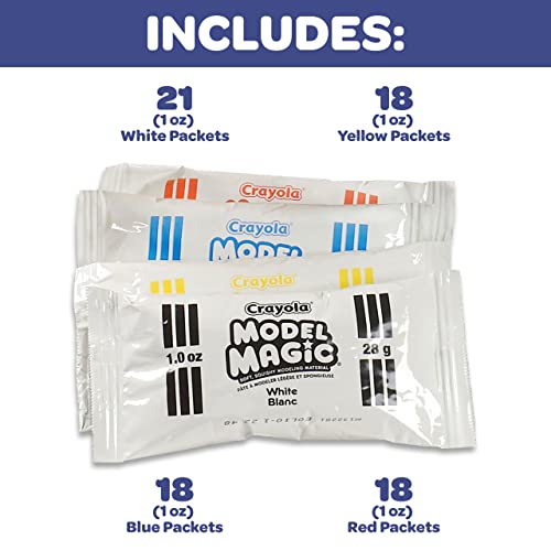 Crayola Model Magic (75ct), Kids Modeling Clay Alternative, 1oz, 3+ - Brand New