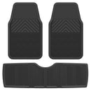ClimaTex Heavy Duty Floor Mat, 3 Piece Set, 8C-803C423C3 - Black - Like New