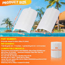 MXLTYMX 24 Square Foot Swimmin Pool DE Filter Grids PFS1224, FS-2002, FC-9520 - Like New