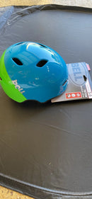 BELL TETON TODDLER BIKE / SKATEBOARDING HELMET - BLUE/GREEN - Like New