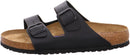 BIRKENSTOCK ARIZONA SOFT FOOTBED BIRKO-FLOR BLACK - SIZE: MEN 9 WOMEN 11 - BLACK - Brand New