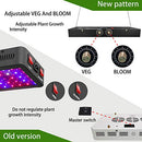 JINQIAOYI LED Grow Light (2000W) Veg and Flower Full Spectrum - Black - Like New