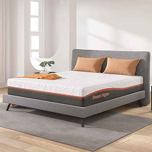 Sweetnight 12” Hybrid Mattress with Gel Memory Foam & Pocket Innerspring - Brand New