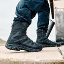 J004107 MERRELL MENS WORK MOAB 3 8" TACTICAL ZIP WATERPROOF, SIZE 12W, BLACK - Like New
