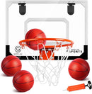 SUPER JOY Mini Basketball Hoop Over The Door Wall Mounted Basketball Hoop Set - Like New