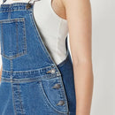 AEWM54002M25-MBV-2XL Amazon Essentials Women's Denim Short Overalls XXL - Like New