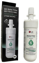 LG LT700P 6 MONTHS 200 GALLON REFRIGERATOR WATER FILTER NSF42 NSF53 - WHITE - Like New