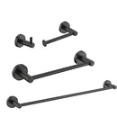 WANMAI 4 Piece Bathroom Accessories 23.6 Inch Towel Bar SUS 304 - Matte Black - Brand New
