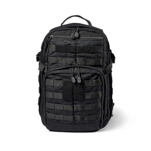 5.11 TACTICAL BACKPACK RUSH 12 2.0 MILITARY 24L 56561ABR - BLACK - Brand New
