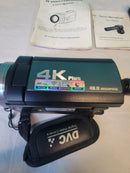DVC HDV-244K 48MP 4K WIFI DIGITAL CAMERA CAMCORDER MICROPHONE M105 - BLACK - Like New