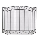 Modern Fireplace Screen Contemporary Rustic Classic Screens Black B077836MFX - Brand New