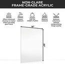 CountryArtHouse Non-Glare Acrylic Replacement 16x20 or 20x16 Picture Frame - Brand New