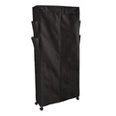 HONEY CAN DO ROLLING SHOE RACK UP TO 30 PAIRS SHO-08863 - BLACK/SILVER - Like New