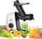 MOVSOU Juicer Machines, Slow Masticating Juicer - White Like New