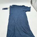 CHEROKEE MENS HENLEY TEE - SIZE: MEN L - NAVY BLAZER MELANGE - Brand New