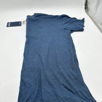 CHEROKEE MENS HENLEY TEE - SIZE: MEN L - NAVY BLAZER MELANGE - Brand New