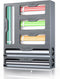 KOCWELL Bag Organizer & Plastic Wrap Dispenser with Cutter, 6 In 1 Bamboo Foil - Like New
