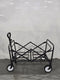 LASHAKE COLLAPSIBLE WAGON CARTS FOLDABLE WAGON CART - BLACK/WHITE - Like New