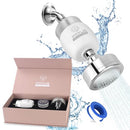 YATITUS Shower Filter Head for Hard Water Filtered - White/Chrome - Like New
