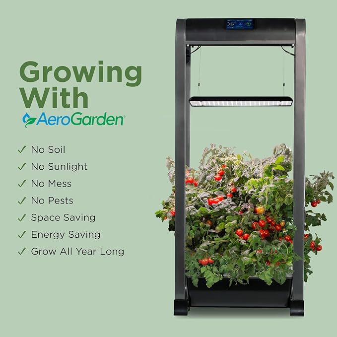AeroGarden Farm 12XL - Gray/Black - Scratch & Dent