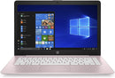HP Stream Laptop 14" HD A4-9120E 4 32 GB eMMC Rose Pink 14-ds0040nr - Like New