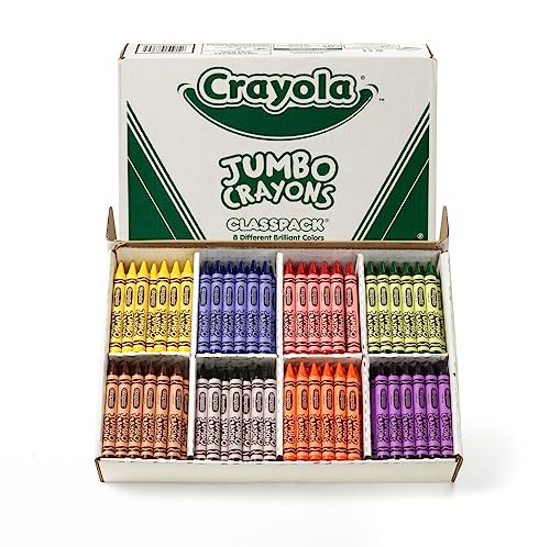 CRAYOLA JUMBO CRAYONS CLASSPACK 200CT BULK BACK TO SCHOOL - Scratch & Dent