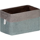 Sea Team Oversized Rectangle Canvas Open-Top Storage Baskets, 3-Pack - Brand New