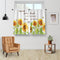 GENERIC SUNFLOWER FLORAL KITCHEN CURTAINS - FARMHOUSE RUSTIC 2 PANELS SET 28 - Like New