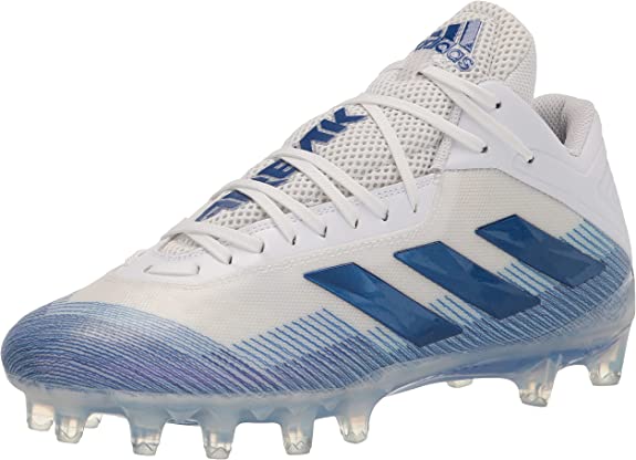 EH2232 Adidas Men's Freak Carbon Football Cleats White/Royal Size 9 - Like New