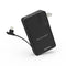 RAVPOWER 9000MAH 18W LIGHTNING CONNECTOR POWER BANK USB OUTPUT WALL PLUG - BLACK Like New