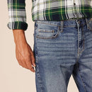 AMAZON ESSENTIALS MEN STRAIGHT-FIT STRETCH JEAN - SIZE: MEN 34X30 - MEDIUM WASH - Like New