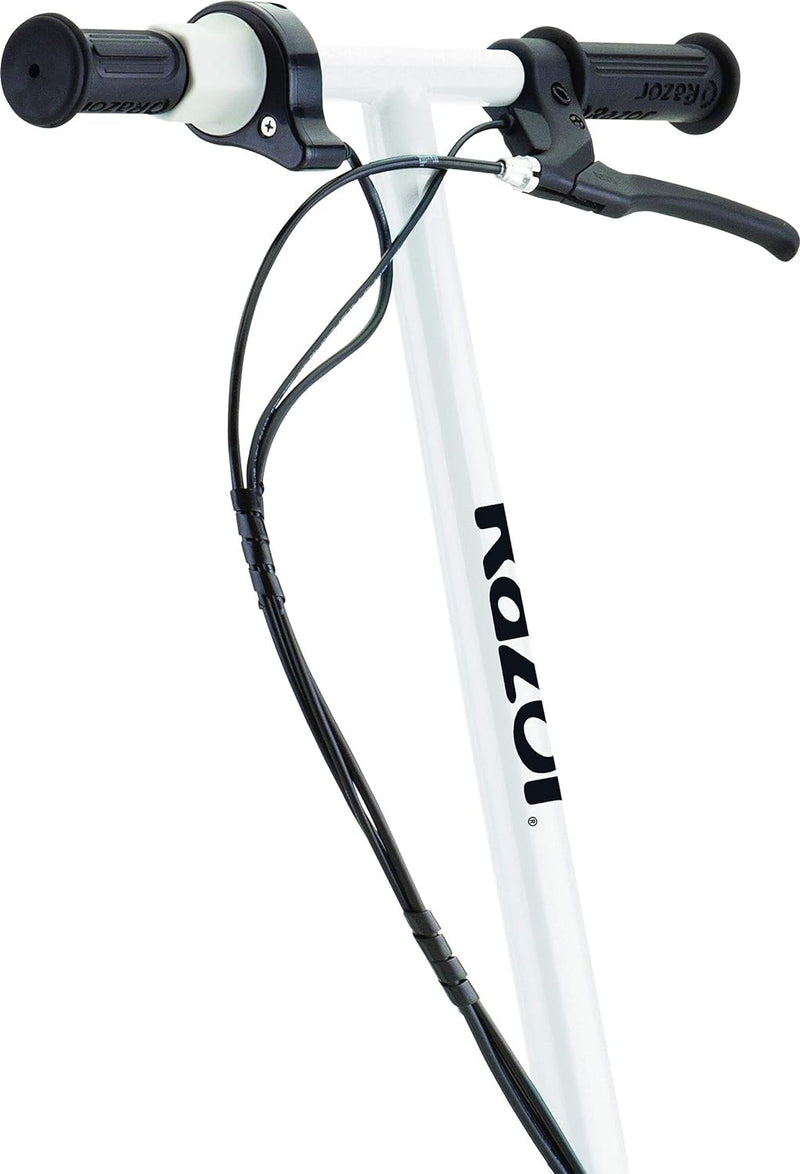 Razor E200S Electric Scooter for Kids Ages 13+ 8" Pneumatic Tires, 200W -WHITE - Like New