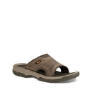 1015150 TEVA MEN'S M LANGDON SLIDE SANDALS WALNUT SIZE 8 - Like New
