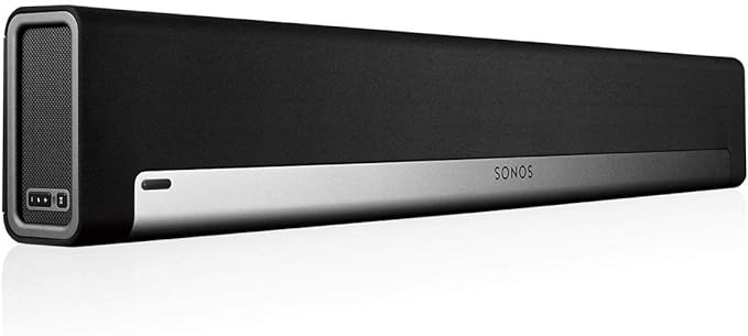 Sonos Playbar Wireless Soundbar with Wall Mount Kit PBAR1US1BLK - Black Like New