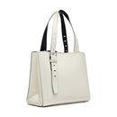CALVIN KLEIN WOMEN'S LOWEN TRIPLE COMPARTMENT TOTE - WHITE/BLACK - Like New