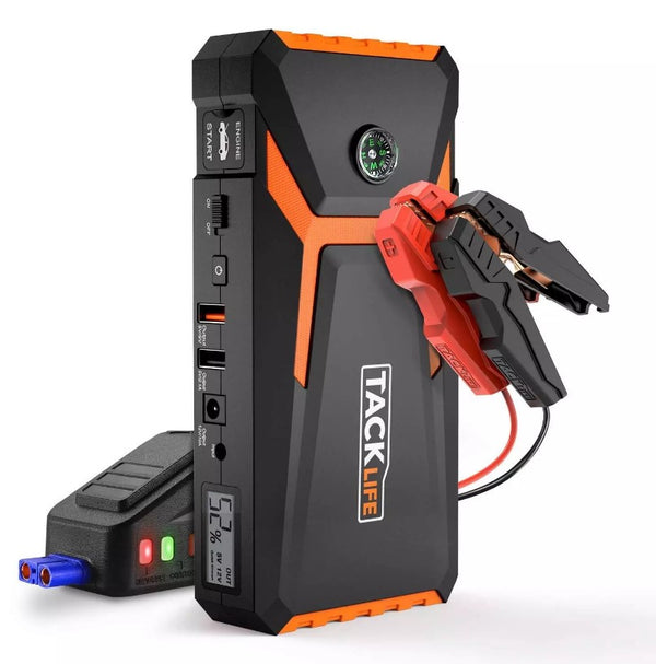 TACKLIFE T8 800A PEAK 18000MAH CAR JUMP STARTER - ORANGE/BLACK - Like New