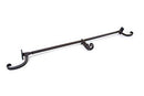 Front Door Garland Hanger Adjustable Heavy-Duty Cast Iron (Double, Brown) - Brand New