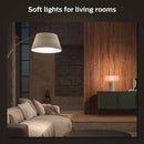 Philips Hue Smart Light Kit Bridge/Smart Button/Smart 60W A19 LED Bulb- White - Like New