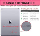 LRUFODYA IPAD KEYBOARD CASE FOR IPAD MINI 2 3 4 5 WITH Detachable KEYBOARD - Like New