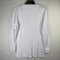 BLUE ICE MEN'S WAFFLE KNIT HENLEY THERMAL SHIRT BRIGHT - SIZE: MEN L - WHITE - Brand New