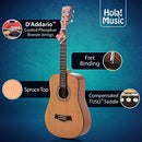 Hola Music Left Handed 3/4 Size 36 Inch Acoustic Guitar Bundle HG-36LFT - Satin - Like New