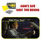 Bell Howell Tacvisor Day Night Polarized Sun Visor Anti-Glare UV - Yellow - Like New