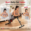 FLYBIRD AW1 Ab Crunch Workout Machine Foldable Home Gym - Red - Like New