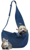 NOAH & PAW DOG SLING CARRIER 5-18LB, DOG SLING SMALL DOG/CAT - LIGHT BLUE - Like New