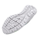 UNDER ARMOUR SURGE 3 SLIP RUNNING SHOE FOR WOMENS WHITE SIZE 6 AU/UK W3.5 TEAL - Like New