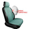 Tapha Luxury Suede Leather Universal Car Seat Cover Headrest (Blue) - Like New