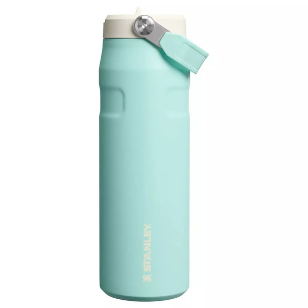 STANLEY 24OZ ICEFLOW AEROLIGHT FLIP STRAW 2.0 STAINLESS STEEL TUMBLERS - GREEN - Like New