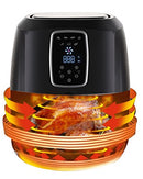 Emerald Electric Air Fryer with LED Touch Display- 5.2L Capacity (1804) - Brand New