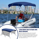 4 Bow Boat Bimini Top Mesh Sidewalls Storage Boot Canvas Only - NEW - Brand New