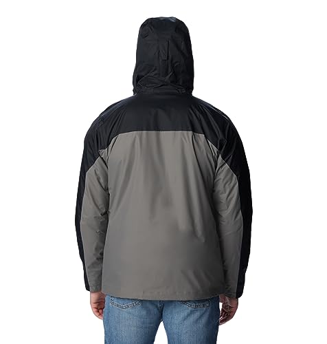 1960612 COLUMBIA MEN'S TUNNEL FALLS INTERCHANGE JACKET GREY/BLACK XL - Like New
